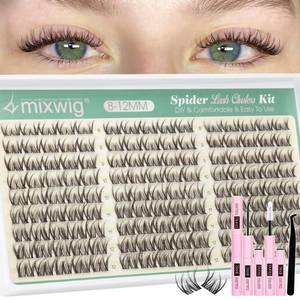 lot 14060 image: Lvmixwig Spider Lash Clusters Kit 8-12MM