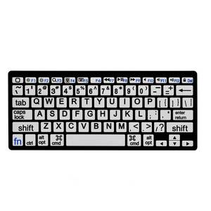 lot 14068 image: HXMJ Large Print Bluetooth Keyboard White