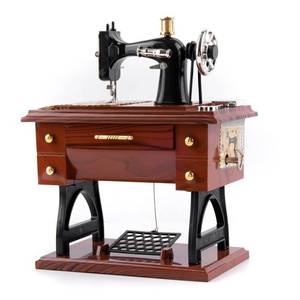 lot 17605 image: Framendino Vintage Sewing Machine Music Box