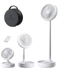 lot 17616 image: Gaiatop Portable Pedestal Fan 16000mAh Battery
