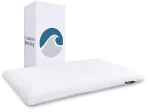 lot 17618 image: Bluewave Bedding Gel Memory Foam Pillow 2.75 Inch