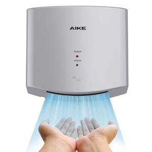 lot 17626 image: AIKE Air Wiper Compact Hand Dryer 110V AK2630S  Retail $129.60