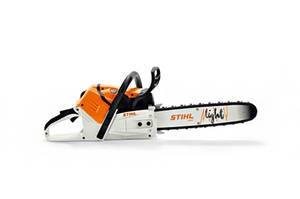 lot 17628 image: Stihl Battery-Operated Toy Chainsaw Model 840147