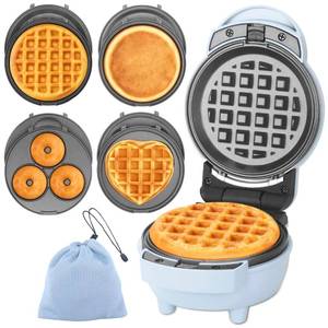 lot 17629 image: Bakers Friend 4-in-1 Mini Waffle Maker