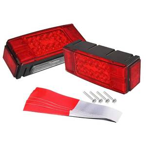 lot 17632 image: Partsam 12V LED Submersible Rectangular Trailer Lights