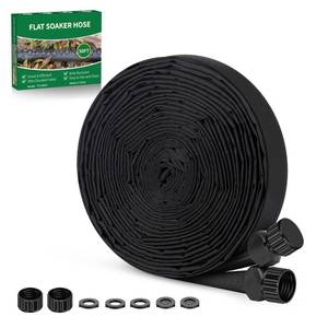 lot 17643 image: Friyvilo 50ft Drip Hose Linkable Soaker Irrigation