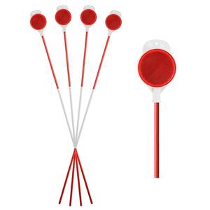 lot 17648 image: JAOTREL Driveway Reflector Markers 48 Stainless Steel 4-Pack