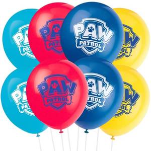 lot 18482 image: Unique Paw Patrol Latex Balloons 12 Pack of 8