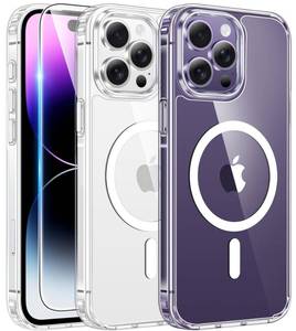 lot 20007 image: FNTCASE for iPhone 14 Pro-Max Case Compatible with Magsafe Clear Phonecase
