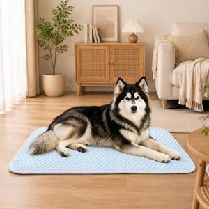 lot 20431 image: GOLOPET Large Dog Cooling Mat Ice Crystal Heat Dissipation,36x24in