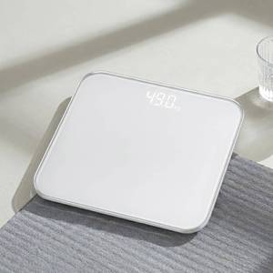 lot 20450 image: Digital Scale for Body Weight, Highly Accurate Bathroom Scale with Invisible LED Display & Step-On Technology, Shatter-Resistant Tempered Glass & Anti-Skid Base for Home Gym, 400 lbs