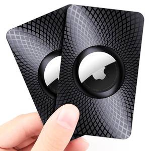lot 20454 image: GOCII Compatible with Apple AirTag (1st & 2nd Generation), Ultra Thin AirTag Wallet Holder 2 Pack, Slim AirTag Card Holder Case for Purse, Handbag, Backpack, or Clutch