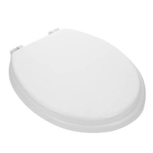 lot 1808 image: ORFOFE Foam Toilet Seat White 43.00X34.50X4.00 cm16.90X13.56X1.57in