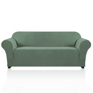 lot 1843 image: PrinceDeco Stretch Sofa Cover Slipcover 1-Piece, Spandex Jacquard Fabric Universal Couch Cover for 3 Cushion, Washable Non Slip Sofa Cover, Pet Friendly (Sofa 74 - 88, Loden Frost)