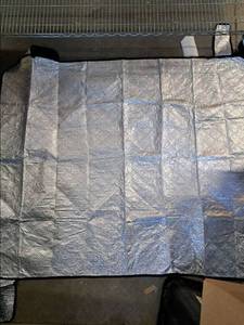 lot 2208 image: Dog car seat cover approximately 57 X 478in