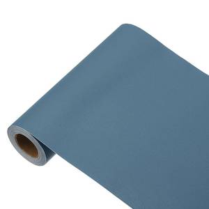 lot 2221 image: uxcell 197x5.9 Peacock Blue Wallpaper, Peel and Stick Wallpaper, Blue Contact Paper Solid Color Vinyl Self-Adhesive Wall Paper Decorative for Wall Covering
