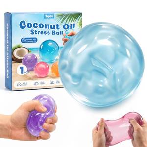 lot 2230 image: Coconut Oil Squishy Coconut Oil Stress Ball No Rebound