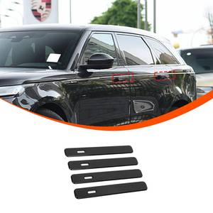 lot 2255 image: TINKI Car Exterior Door Handles Cover Trim Compatible with LR Range Rover Velar 2017 2018 2019 2020, Auto Door Handles Cover Outer Door Handles Protector Trim Decor Covers Accessories (Glossy Black)
