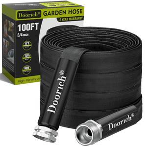 lot 7876 image: Doorich 100ft Flat TPU Garden Hose