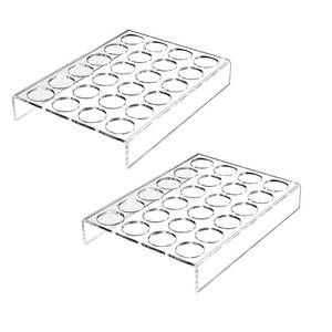lot 7894 image: IEEK K-Cup Pod Holder 2-Pack Clear Acrylic