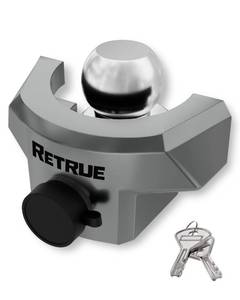 lot 7908 image: RETRUE Heavy Duty Trailer Lock for 2 Inch Ball Hitch