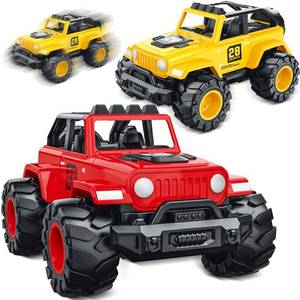 lot 8248 image: MOZXEBOK Friction Powered Truck Toys, 2-Pack