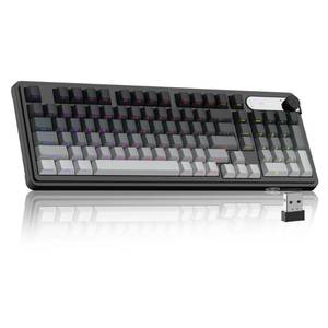 lot 8267 image: MageGee GK960 Wireless Keyboard, 98-Key, RGB
