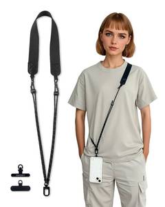 lot 8276 image: Febcraft Cell Phone Lanyard Crossbody Strap Black