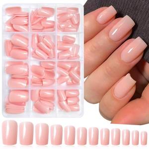 lot 8283 image: LoveOurHome Press On Nails Medium Square 240pc Nude