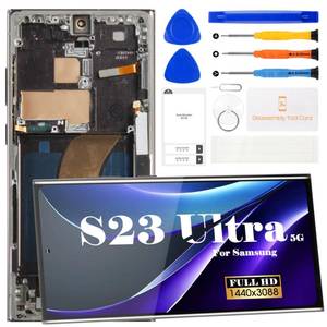 lot 8311 image: SRJTEK OLED LCD Digitizer for Samsung S23 Ultra SM-S918