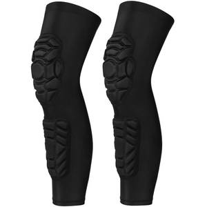 lot 10455 image: GUOZI Padded Knee Shin Guards Calf Pads Protector 2 Pack