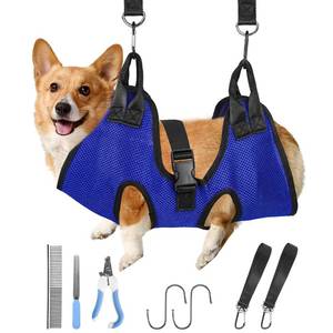 lot 10460 image: PatiencET Dog Grooming Hammock Kit