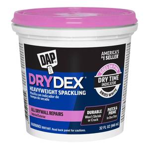 lot 10490 image: DAP DryDex Dry Time Indicator Spackling, PinkWhite, 32 Oz (7079812330)