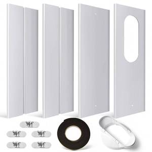 lot 11571 image: YoleShy Portable Air Conditioner Window Kit 5.9in