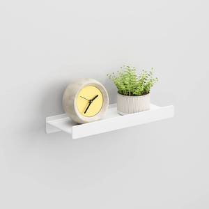 lot 12128 image: Dancrul Floating Wall Shelf, 12 inch, White