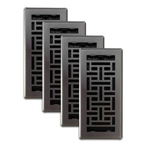 lot 13765 image: Decor Grates Oriental Floor Register 4x10 AJH410-GM