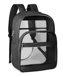 lot 13781 image: KIMNERPU Clear Backpack, Heavy Duty Transparent