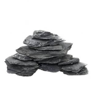 lot 13790 image: Unocho Natural Slate Aquarium Rock 10lb 2-6 Inches