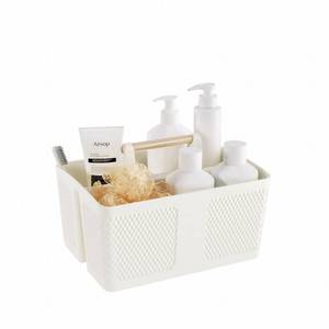 lot 13797 image: Xuhdukc Shower Caddy with Wooden Handle 9.36L