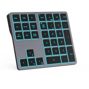lot 14167 image: Doohoeek Wireless Numeric Keypad BluetoothUSB 34-Key