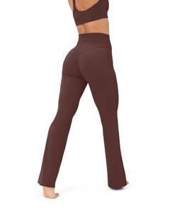 lot 14171 image: PAVOI ACTIVE High Rise Flare Leggings Womens Size S Cocoa