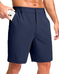lot 14179 image: Pudolla Mens Casual Shorts 7 Inseam Navy XXL