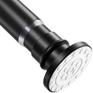 lot 14197 image: XIQIYY Small Shower Curtain Rod 18-32 Inches Black