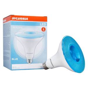 lot 17677 image: LEDVANCE Sylvania LED Flood PAR38 Blue 9W E26