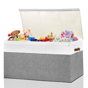 lot 17728 image: Gowee Extra Large Toy Storage Box with Dividers