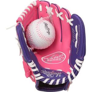 lot 18024 image: Rawlings Players Series T-Ball Baseball Glove 9 Pink