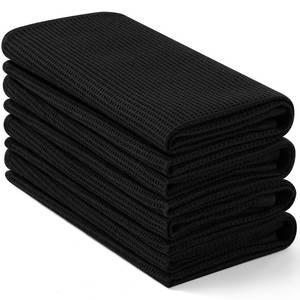 lot 18043 image: Homaxy 100% Cotton Waffle Weave Kitchen Towels, 4 Pack