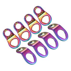 lot 18069 image: Steel Hawk Cold Forged Stainless Steel Tie Down Hooks, 8-Pack