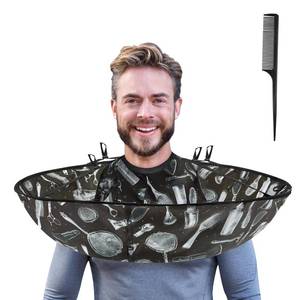 lot 18076 image: Lilian&Gema Hair Cutting Cape Umbrella Adjustable Waterproof