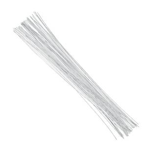 lot 18086 image: Decora 22 Gauge White Floral Wire 16 Inch 50 Pack